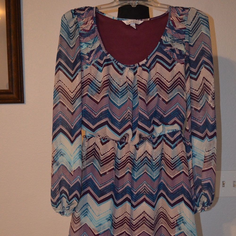 🌵KNEE Dress Size S Speeckless MULTICOLOR   B1